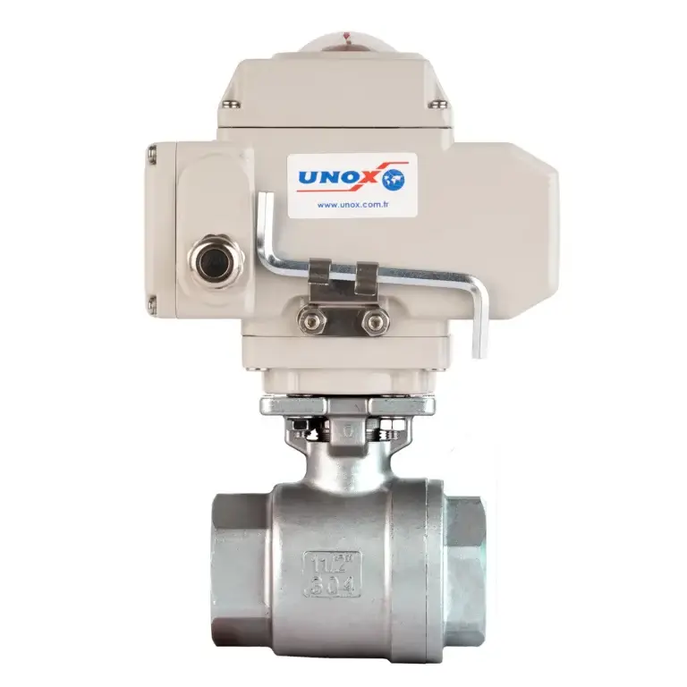 2 Pieces Ball Valve With 220V AC Electric Actuator 2"