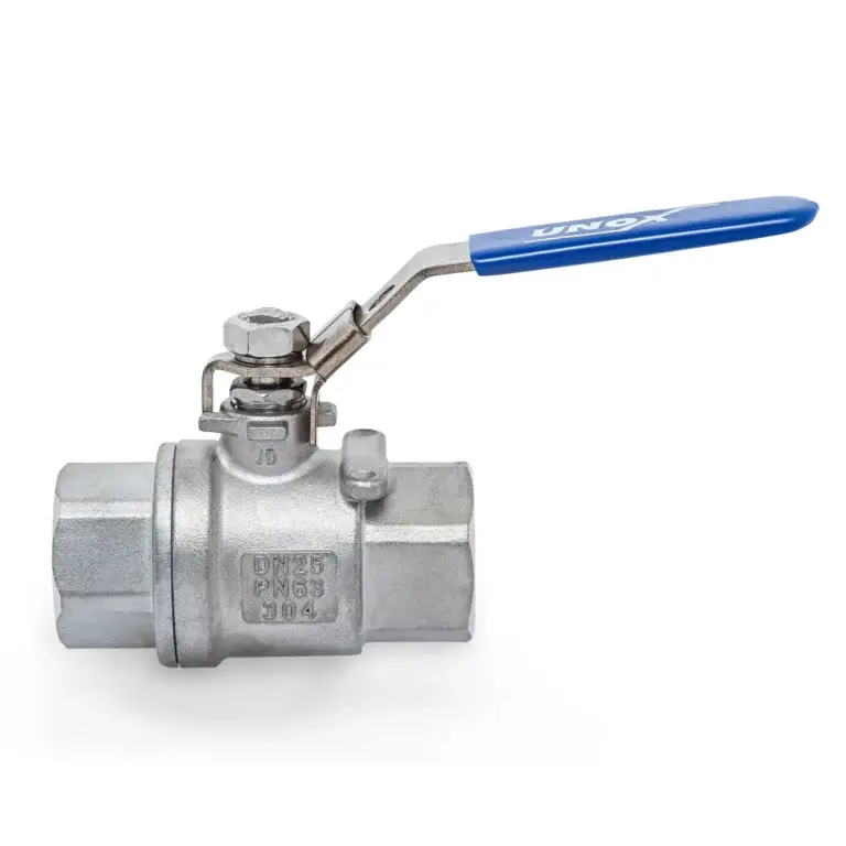 2 Pieces Stainless Steel Ball Valve 1/2"