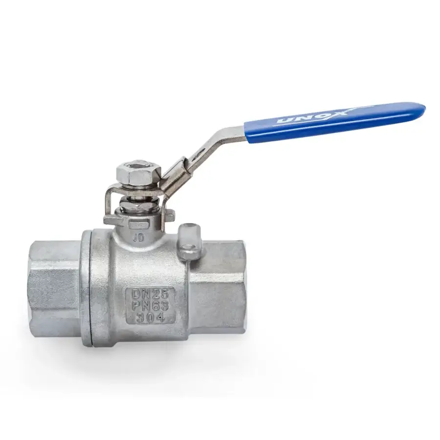 2 Pieces Stainless Steel Ball Valve 1/2"