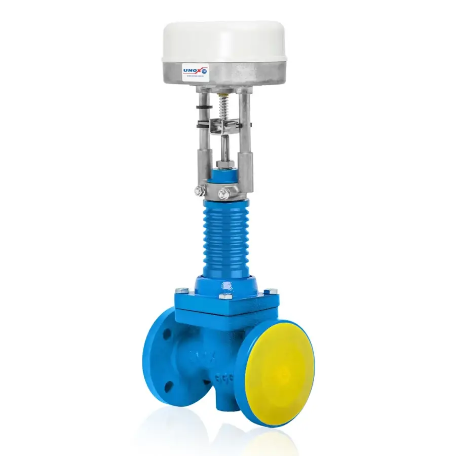 UNOX 2 Way Motorized On-Off Control Valve For Hot Oil – 33615 - Unox Valve