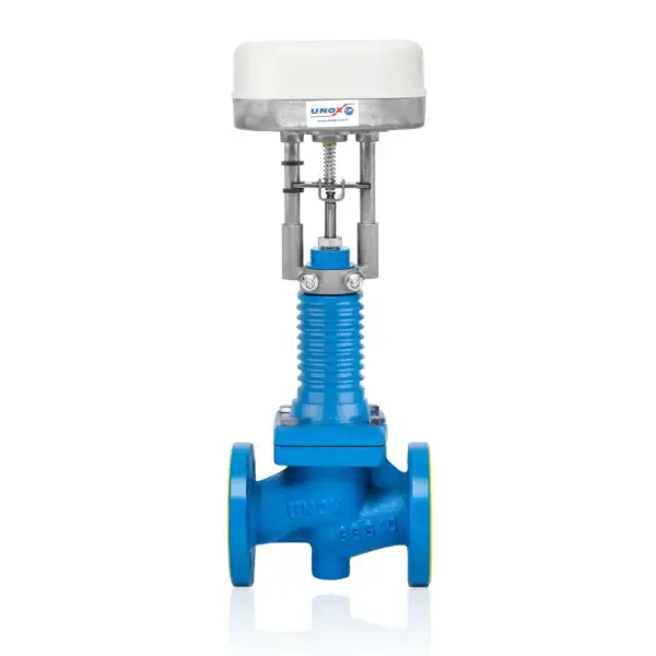 2 Way Motorized On-Off Control Valve For Hot Oil DN32