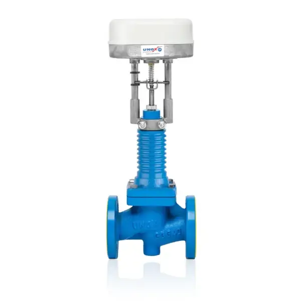 2 Way Motorized Proportional Control Valve For Hot Oil DN50