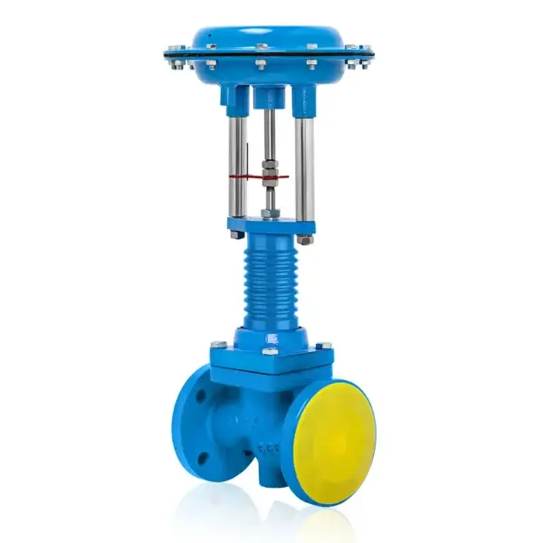2 Way Pneumatic On-Off Control Valve For Hot Oil DN40