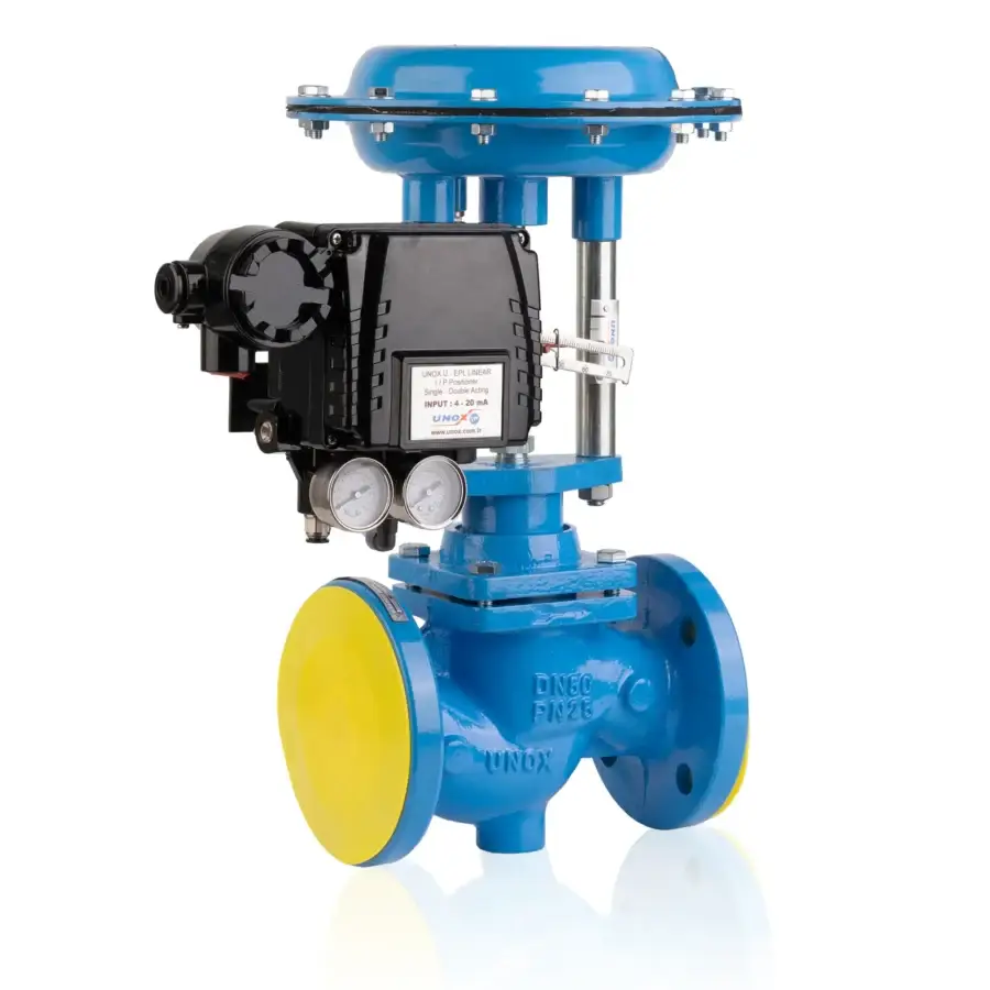 2 Way Pneumatic Proportional Control Valve DN25