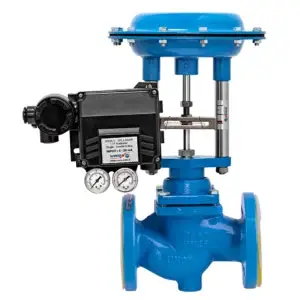2 Way Pneumatic Proportional Control Valve DN50