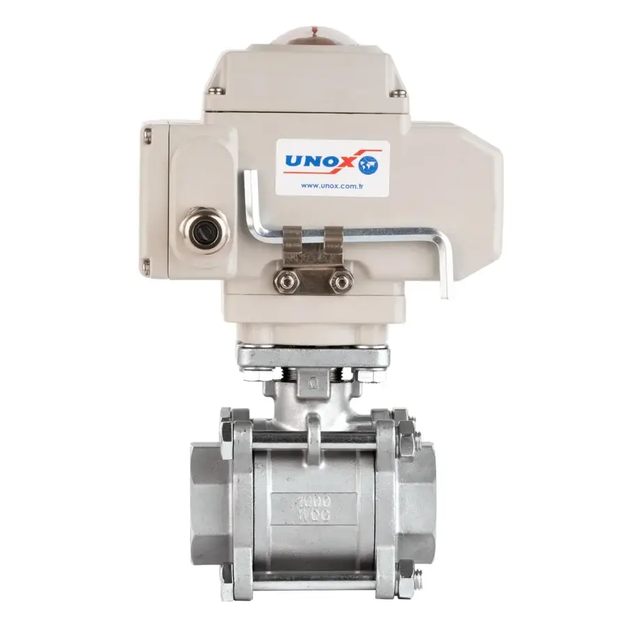 UNOX 3 Pieces Ball Valve With Electric Actuator - Image 2