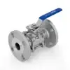 3 Pieces Stainless Steel Ball Valve With Mounting Pad Flanged