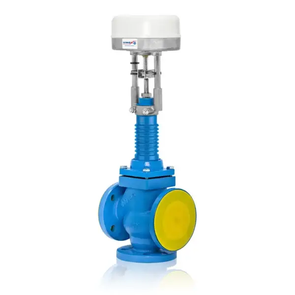 3 Way Motorized On-Off Control Valve for Hot Oil