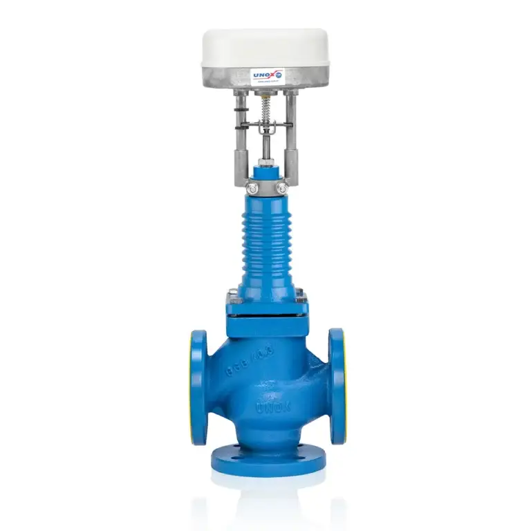 3 Way Motorized On-Off Control Valve for Hot Oil DN15