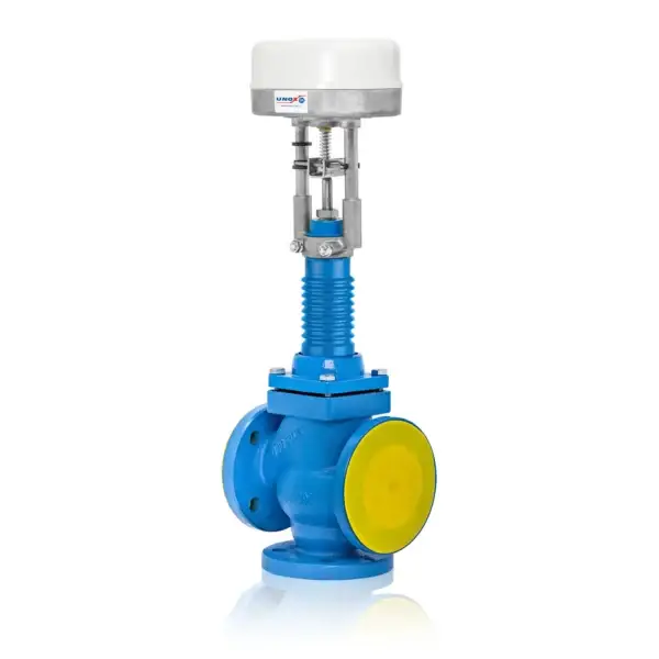UNOX 3 Way Motorized Proportional Control Valve For Hot Oil - 33618