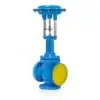 3 Way Pneumatic On-Off Control Valve For Hot Oil