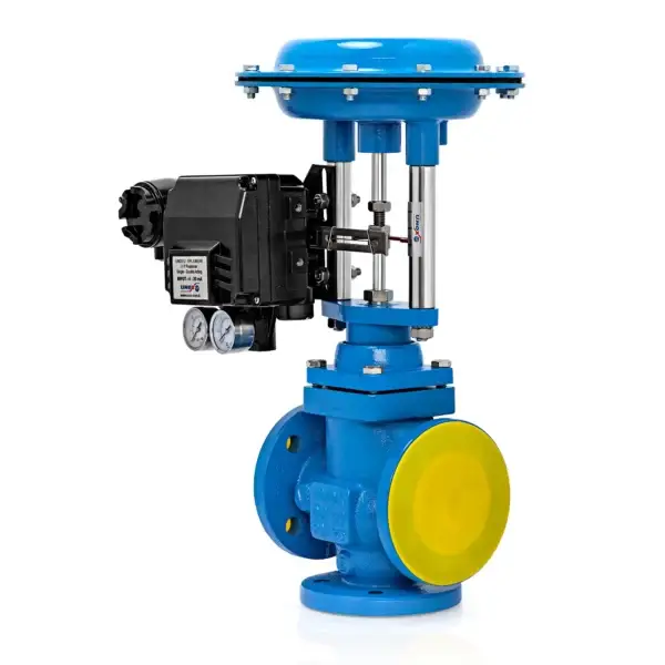 3 Way Pneumatic Proportional Control Valve DN65