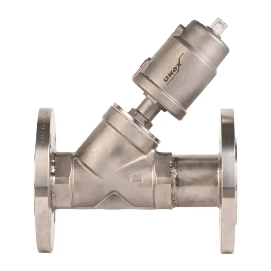 UNOX Angle Seat Valve Flanged - Image 2