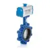 Lug Butterfly Valve Double Acting Pneumatic SS304 Disc