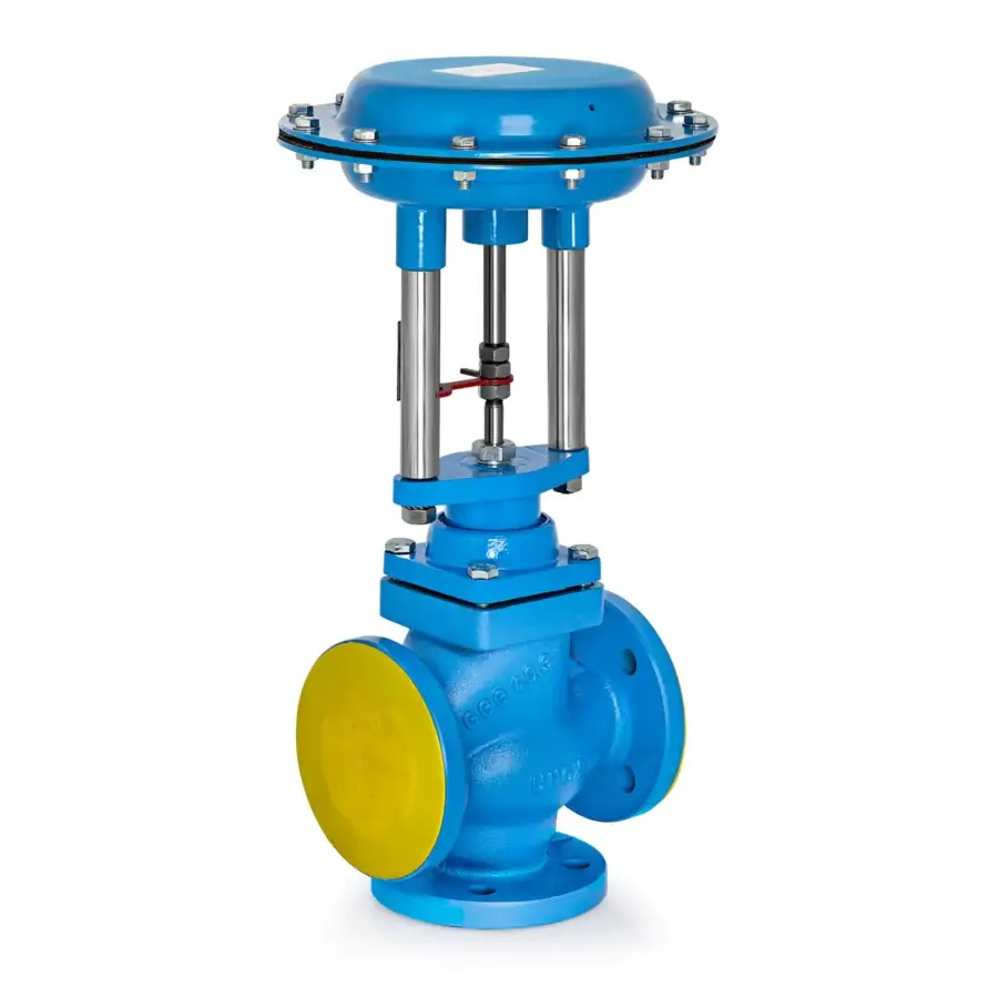 Multi Spring 3 Way Pneumatic On-Off Control Valve DN25