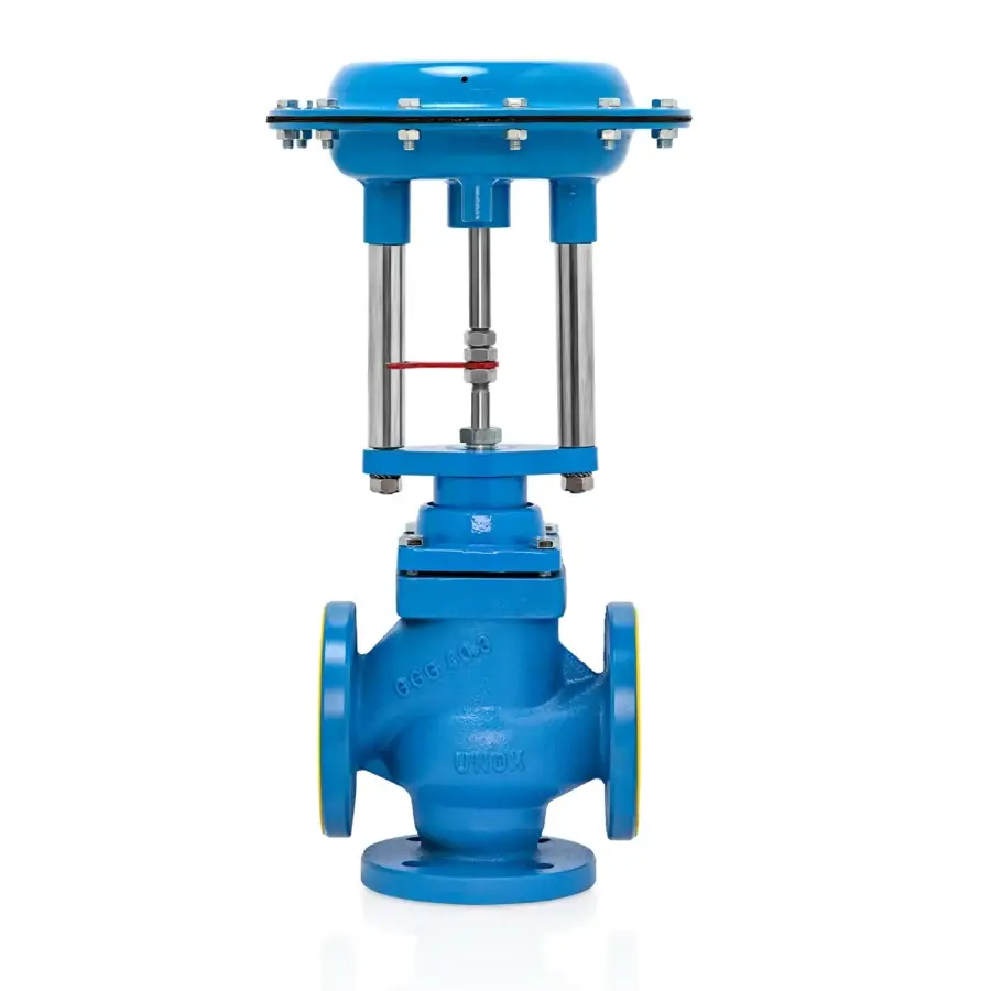 Multi Spring 3 Way Pneumatic On-Off Control Valve DN50