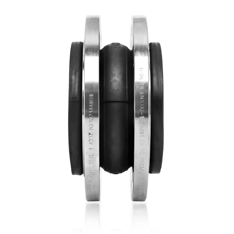 UNOX Stainless Steel Flanged Rubber Expansion Joint - Image 2
