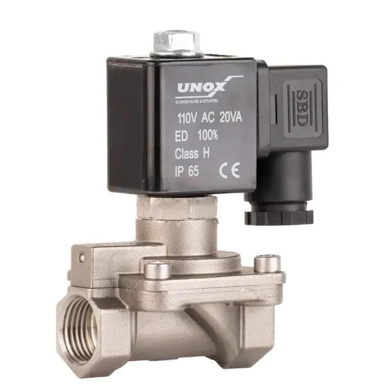 Stainless Steel General Purpose High Pressure Solenoid Valve 1/2" - 110V AC