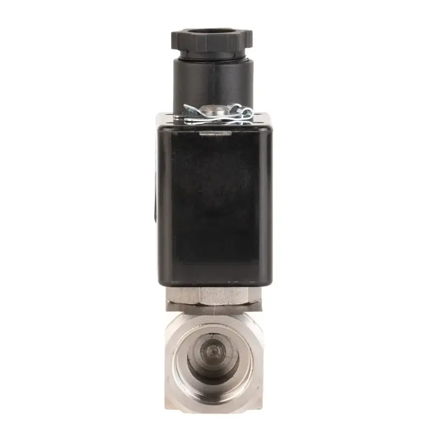 Stainless Steel Solenoid Valve Wedge Body - Normally Closed 1/8"