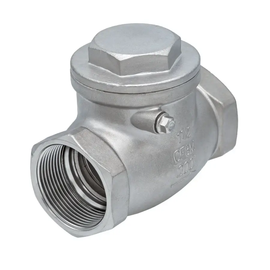 UNOX Stainless Steel Swing Check Valve 1"