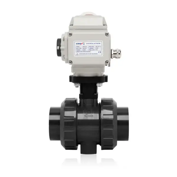 U-PVC Ball Valve With 220V AC Electric Actuator Ø25