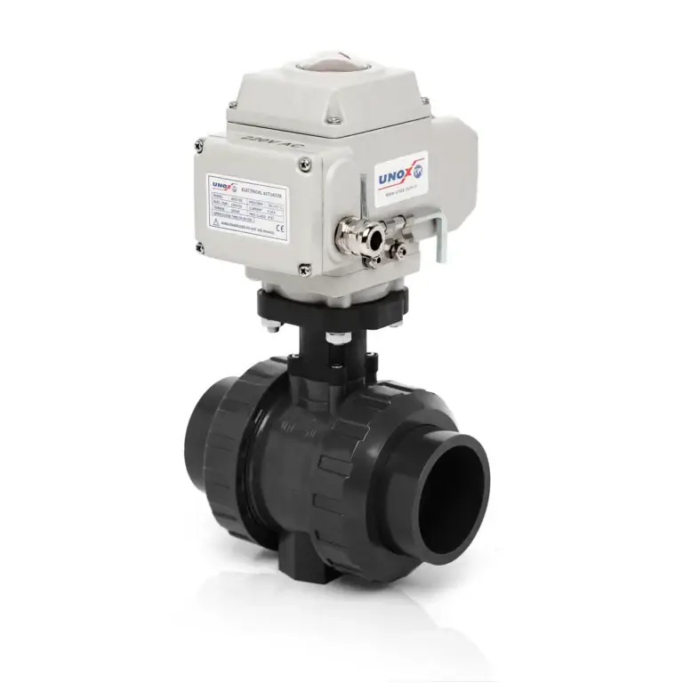 U-PVC Ball Valve With Electric Actuator
