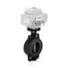 U-PVC Butterfly Valve With 220V AC Electric Actuator