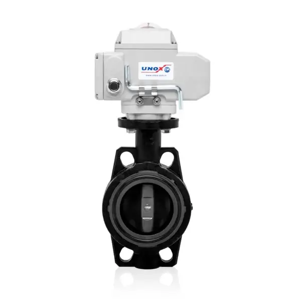 U-PVC Butterfly Valve With 24V DC Electric Actuator Ø125