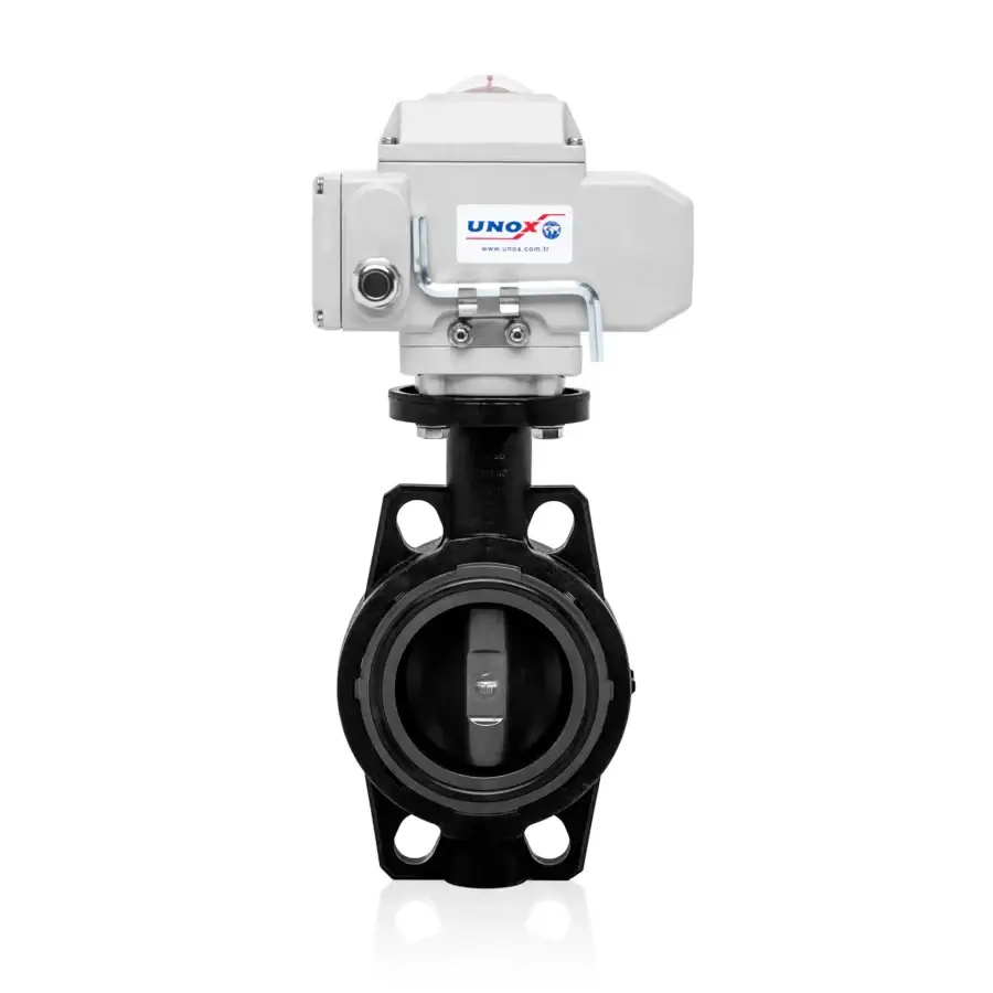 U-PVC Butterfly Valve With 24V DC Electric Actuator Ø125