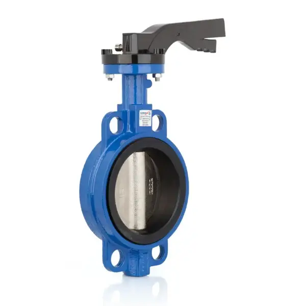 Wafer Type Butterfly Valve With Iron Disc DN80